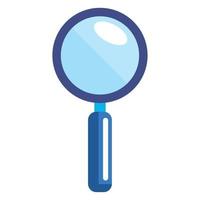 magnifying glass search vector