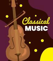 classic music poster vector