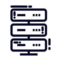 server data center icon vector