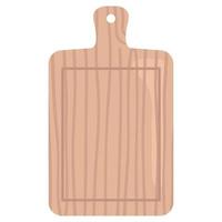 utensilio de cocina tablero de madera vector