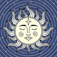 astrology solar system vector