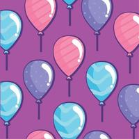 balloons helium pattern vector