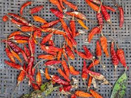 paprika as food Seasoning, red spicy, delicious, preserved, dried Natural, organic, cooking, popular Asian food, chili background. photo