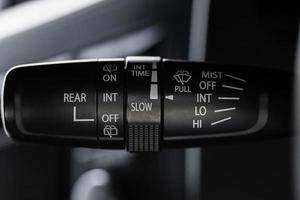 Windshield and rear window wiper control switch wiper control Adjust the desired speed. photo