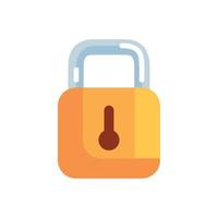 safe secure padlock vector