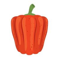 vegetales de pimiento fresco vector