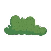 green bush garden vector