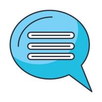 speech bubble message vector