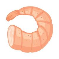 shrimp seafood product vector