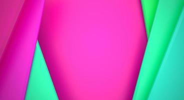 colorful 3d render abstract background. random geometric 3d shapes with different height level. background for slide show, presentation photo