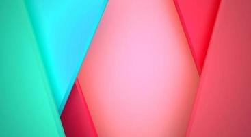 colorful 3d render abstract background. random geometric 3d shapes with different height level. background for slide show, presentation photo