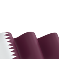 Qatar flag design national independence day banner element transparent background png