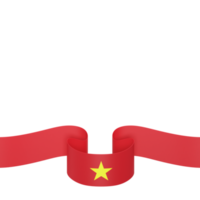 vietnam flag design nationaler unabhängigkeitstag banner element transparenter hintergrund png