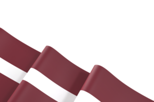 Latvia flag design national independence day banner element transparent background png
