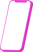 3d smartphone-gränssnitt png