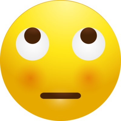 Thinking Emoji PNG HD