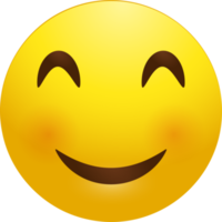 emoji de cara feliz png