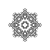 Ethnic decorative mandala design isolated background vector