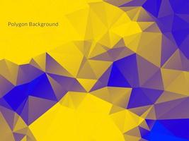 Modern geometric triangle polygon background vector