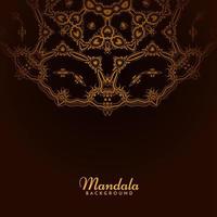 Beautiful mandala design decorative luxury background vector