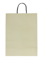 brown paper bag isolated with clipping path for mockup png