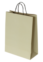 brown paper bag isolated with clipping path for mockup png