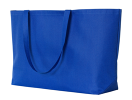 blu tessuto Borsa isolato con ritaglio sentiero per modello png