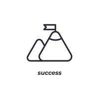 success line icon. linear style sign for mobile concept and web design. Outline vector icon. Symbol, logo illustration. Vector graphics