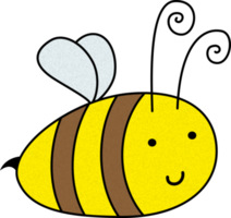 Flying Bee yellow png