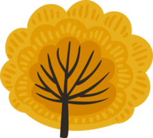 Autumn tree. Illustration png