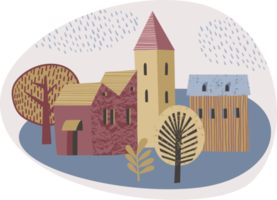 illustration de maisons. png