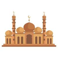 golden mosque palace vector