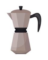 coffee kettle kitchen utensil vector