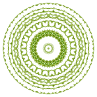 Abstract mandala pattern ornament png