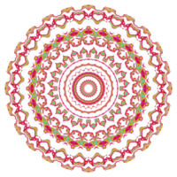 padrão de mandala abstrata com forma redonda png