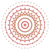 Abstract mandala pattern with round shape png