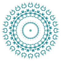 patrón circular en forma de mandala png