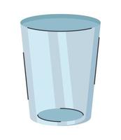 kitchen glass cup utensil vector