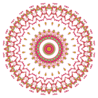 Abstract mandala pattern with round shape png