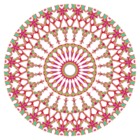 motif de mandala abstrait avec forme ronde png