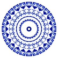 mandala mönster dekoration png