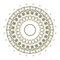 Mandala abstrakte Musterverzierung png