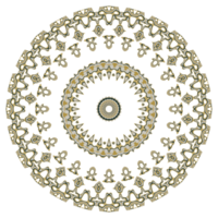 ornamento de padrão abstrato de mandala