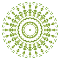 Abstract mandala pattern ornament png