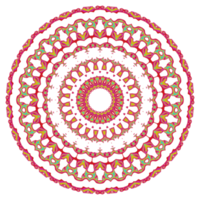 padrão de mandala abstrata com forma redonda png