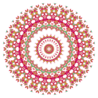 abstract mandala patroon met ronde vorm png