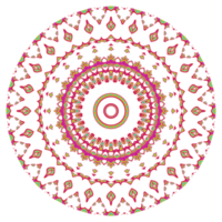 Abstract mandala pattern with round shape png