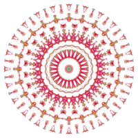 Abstract mandala pattern with round shape png