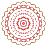 padrão de mandala abstrata com forma redonda png