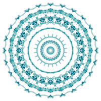 Circular pattern in the form of a mandala png